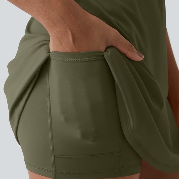 HALARA Olive Green Dress - Picture 4 of 7